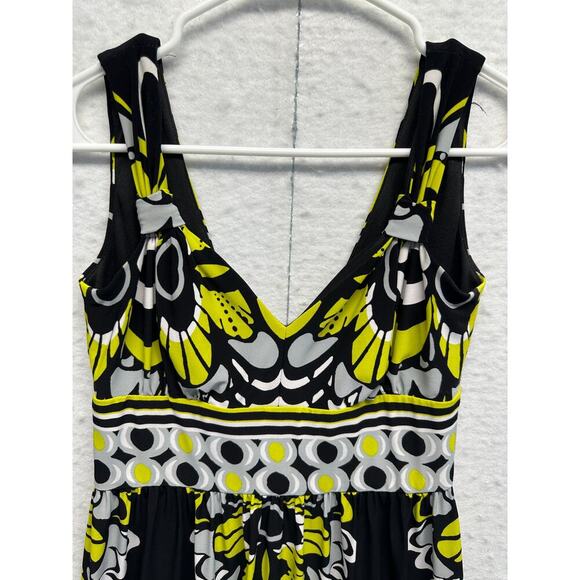 Y2K Babydoll Dress Vtg Nine West Size 2 Empire Waist Spandex Witchygoth Beachy - Picture 4 of 10